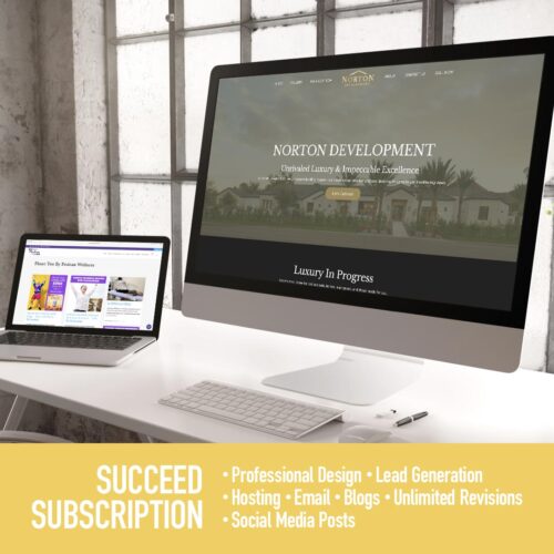 Succeed Lead Gen Website Design Subscription