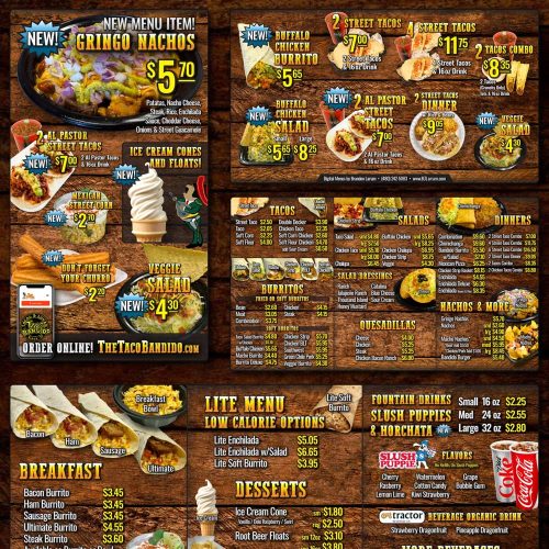 Digital Menu Boards for Restaurants